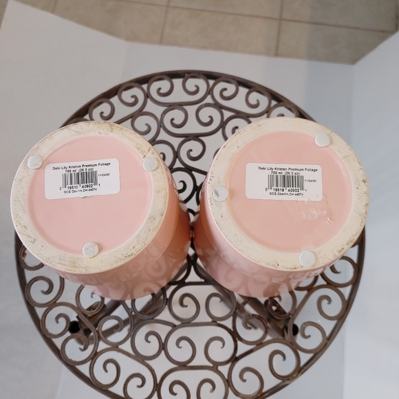 NWOT Bundle Pink & Grey planters 5×5 bundle of 3 - Picture 5 of 7